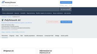 
                            10. PolyNetwork AG a Arlesheim - Indirizzo e altro - Moneyhouse