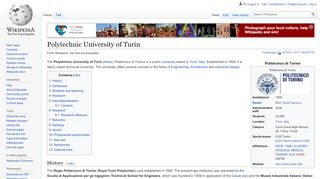 
                            6. Polytechnic University of Turin - Wikipedia