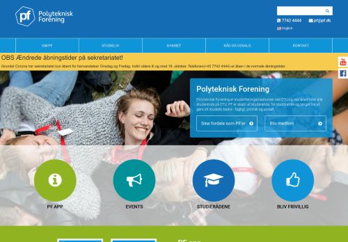 
                            10. Polyteknisk Forening: Forside