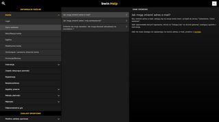 
                            5. Pomoc - Informacje ogólne - Jak mogę zmienić adres e ... - Help - Bwin