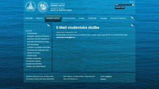 
                            8. Pomorski fakultet u Splitu - E-Mail studentske službe - PFST