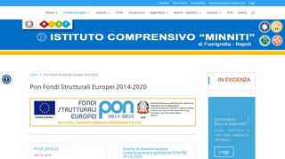 
                            7. Pon Fondi Strutturali Europei 2014-2020 | Istituto Comprensivo Minniti