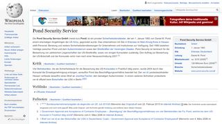 
                            5. Pond Security Service – Wikipedia