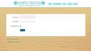 
                            12. Ponta Thatch - Login