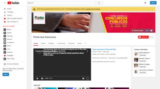 
                            4. Ponto dos Concursos - YouTube