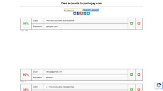 
                            4. pontogay.com - free accounts, logins and passwords