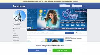 
                            7. Pontual NET - Página inicial | Facebook