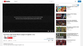 
                            4. Pool Party Login Screen Music! (League of Legends / LoL) - YouTube