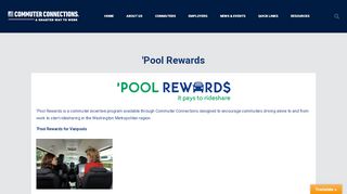
                            6. POOL REWARDS – Commuter Connections