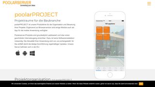 
                            3. poolarPROJECT Projekträume für die Baubranche | Poolarserver