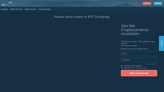 
                            5. Pooled ether token PETH to Bitcoin BTC Exchange / HitBTC