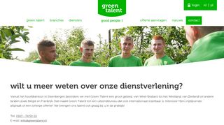 
                            2. Pools uitzendbureau Green Talent in Steenbergen | 24/7 bereikbaar
