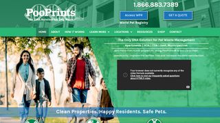 
                            2. PooPrints: The Original DNA Pet Waste Management Service