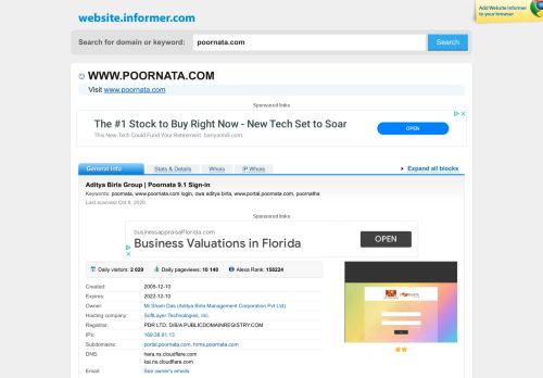 
                            11. poornata.com at WI. Aditya Birla Group | Poornata 9.1 Sign-in