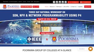 
                            1. Poornima College of Engineering