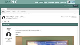 
                            13. Pop up login screen editing - Siemens - Forums.MrPLC.com