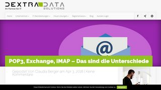 
                            6. POP3, Exchange, IMAP – Das sind die Unterschiede - Dextra Data ...