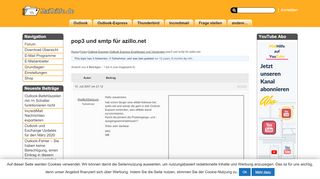 
                            7. pop3 und smtp für azillo.net › Von RedBullSalzburg › Mailhilfe.de