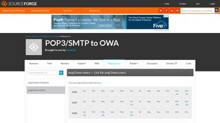 
                            11. POP3/SMTP to OWA / List pop2owa-users Archives - SourceForge