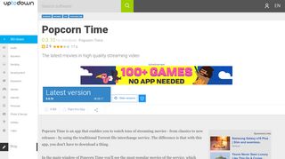 
                            10. Popcorn Time 0.3.10 - Download