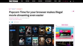 
                            4. Popcorn Time for your browser makes illegal movie streaming even ...
