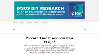 
                            6. Popcorn Time te mooi om waar te zijn? - Adformatie