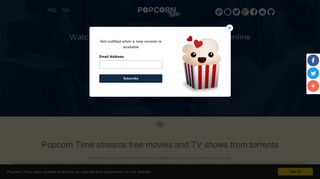 
                            11. Popcorn Time | Watch Free Movies and TV Shows instantly online