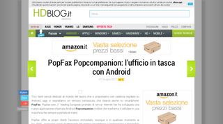 
                            8. PopFax Popcompanion: l'ufficio in tasca con Android - HDblog.it
