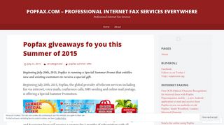 
                            5. Popfax.com - Professional Internet fax services everywhere ...