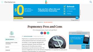 
                            2. Popmoney Review: Pros and Cons - The Balance