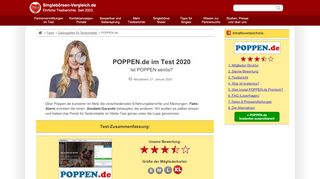
                            11. POPPEN.de - Singlebörsen-Vergleich