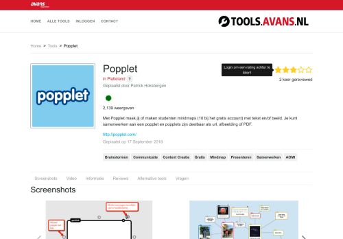 
                            9. Popplet | Avans tools