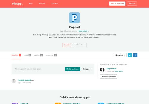 
                            2. Popplet - Eduapp.nl