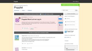 
                            8. Popplet Wont Let me Log In - Get Satisfaction