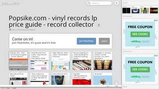 
                            2. Popsike.com - vinyl records lp price guide - record collector | Pearltrees
