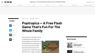 
                            10. Poptropica – A Free Flash Game That's Fun For The Whole Family ...