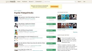 
                            12. Popular Wattpad Books - Goodreads