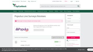 
                            12. Populus Live Surveys Reviews and Feedback from Real Members