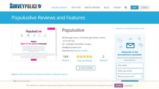 
                            5. Populuslive Ranking and Reviews - SurveyPolice