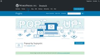 
                            8. Popup by Supsystic | WordPress.org