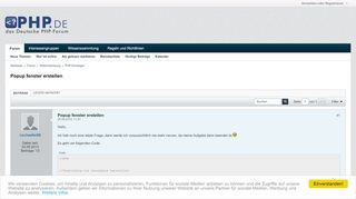 
                            8. Popup fenster erstellen - php.de