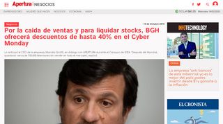 
                            13. Por la caída de ventas y para liquidar stocks, BGH ofrecerá ...