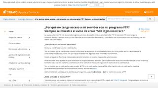 
                            3. ¿Por qué no tengo acceso a mi servidor con mi programa FTP? - Strato