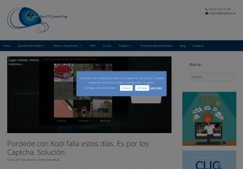 
                            8. Pordede con Kodi falla estos días. Es por los Captcha. Solución ...