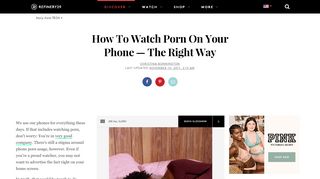 
                            5. Porn Apps - Porn For Phones Guide, Tips - Refinery29
