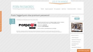 
                            5. Porn Doe Premium Password | Porn Passwords