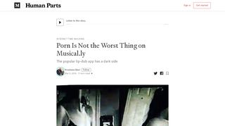 
                            12. Porn Is Not the Worst Thing on Musical.ly – World Wide WTF – Medium