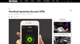 
                            12. Pornhub launches its own VPN - The Verge