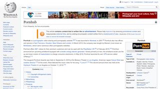 
                            8. Pornhub - Wikipedia