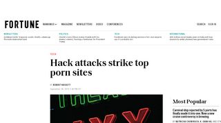 
                            5. Pornhub, YouPorn, xHamster Struck in Malvertising Hack Attacks ...